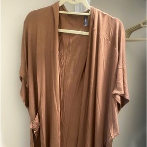 Brown cardigan